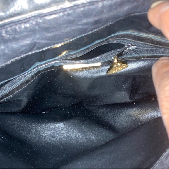 Vintage Color-block 80’s 90’s Leather Bag - Picture 5 of 13